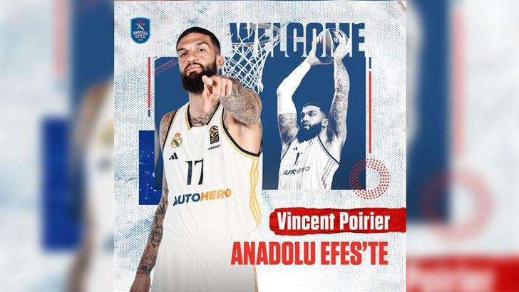 Fransız pivot Vincent Poirier, Anadolu Efes'te