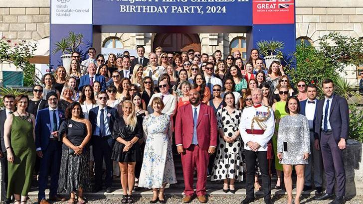 Birleşik Krallık Kralı III. Charles'ın doğum günü İstanbul'da kutlandı