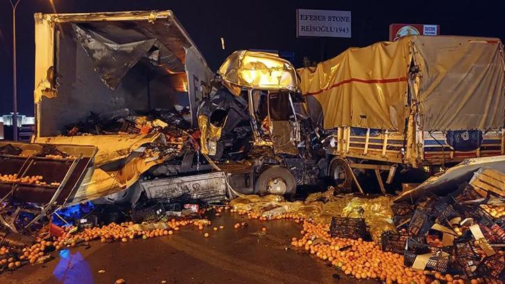 Yolcu otobüsü ile TIR çarpıştı: 14 yaralı
