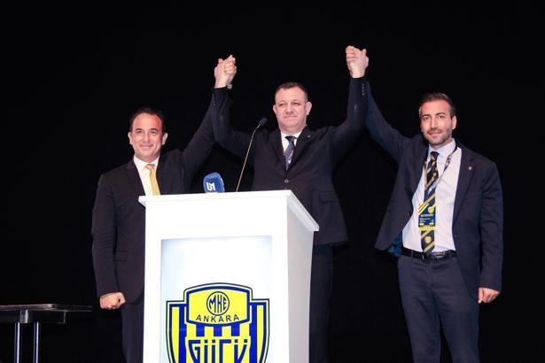 İsmail Mert Fırat yeniden MKE Ankaragücü başkanlığına seçildi