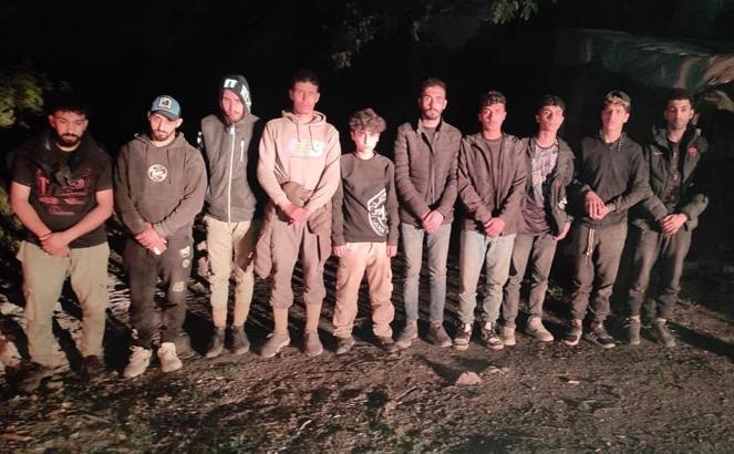 Edirne'de 10 kaçak göçmen yakalandı