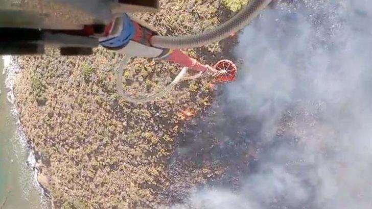 Marmaris'teki orman yangını kontrol altına alındı