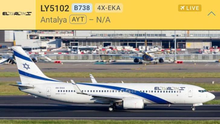 İsrail uçağı rahatsızlanan yolcu için Antalya'ya acil iniş yaptı
