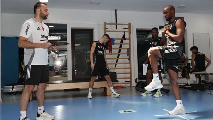 Beşiktaş'ta sağlık kontrolleriyle atletik performans testleri sürüyor