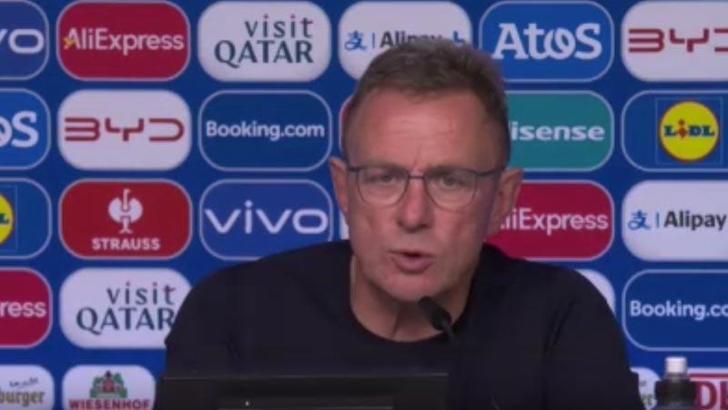 Ralf Rangnick: Beraberlik için yeterince vaktimiz vardı ama olmadı
