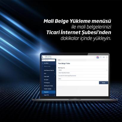 İş Bankası ticari müÅŸterilerine mali verilerini İnternet Åžubesi’nden yükleme imkânı sundu