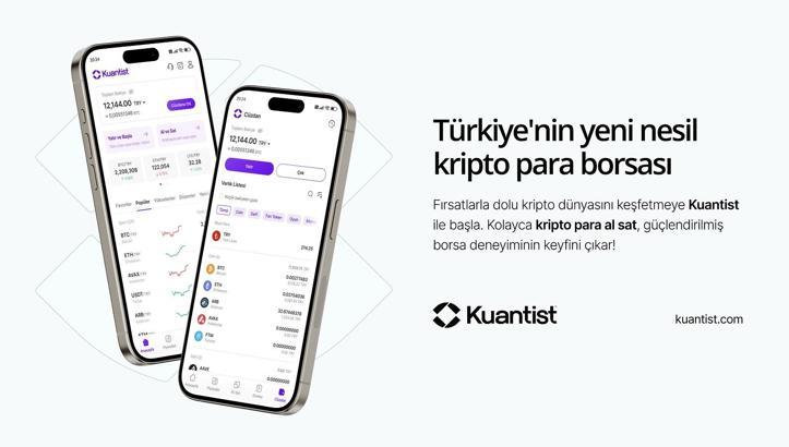 Yeni nesil kripto para borsası Kuantist kuruldu