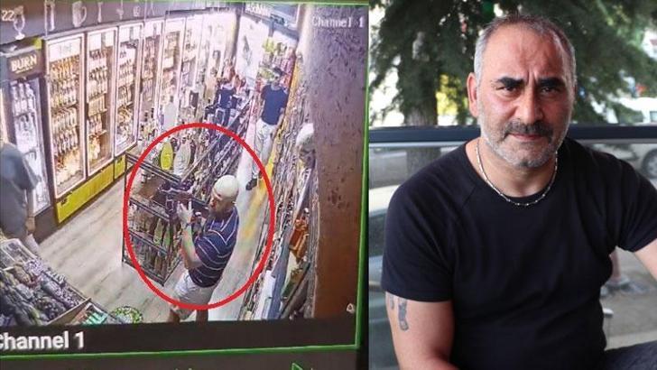 Tüfekle tekel bayisine girip sigara alan şüpheliye gözaltı