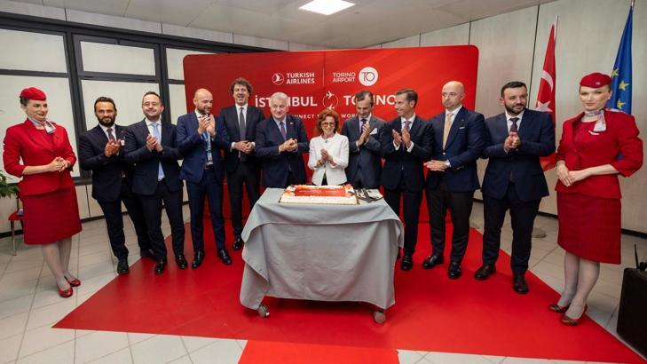 Türk Hava Yolları İtalya’nın Torino şehrine uçuşlara başladı
