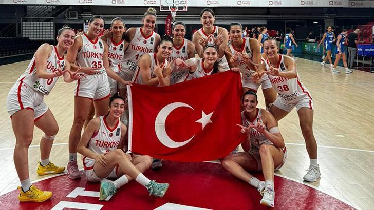 20 Yaş Altı Kadın Milli Basketbol Takımı, Avrupa Şampiyonası’nda çeyrek finale yükseldi