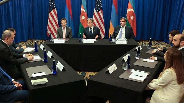 ABD, Azerbaycan ve Ermenistan Dışişleri Bakanları Washington'da bir araya geldi