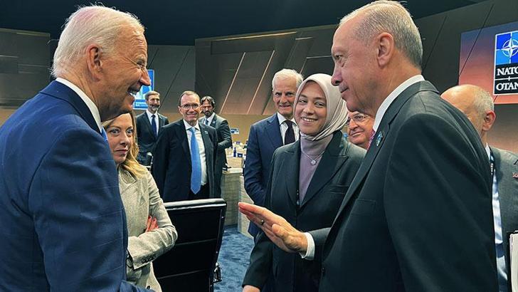 Cumhurbaşkanı Erdoğan, Biden ile ayaküstü sohbet etti