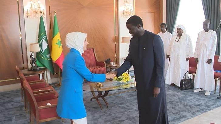 Bakan Göktaş, Senegal Cumhurbaşkanı Faye ile görüştü