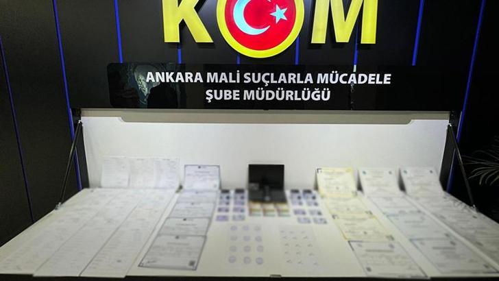 Ankara'da 'sahte belge' dolandırıcılarına operasyonda 7 tutuklama