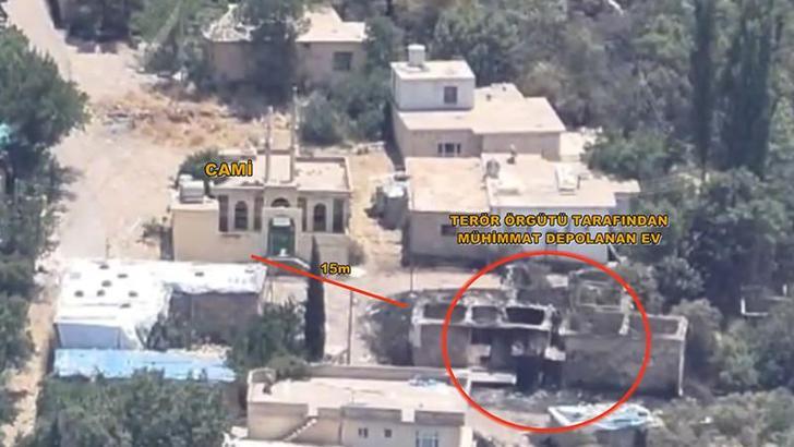 MSB: PKK, mabetlerin yakınında mühimmat depoladı