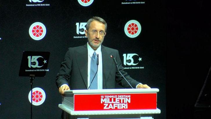 Altun: 15 Temmuz'da nasıl karşı durduysak bugün de mazlumlar için karşı duracağız