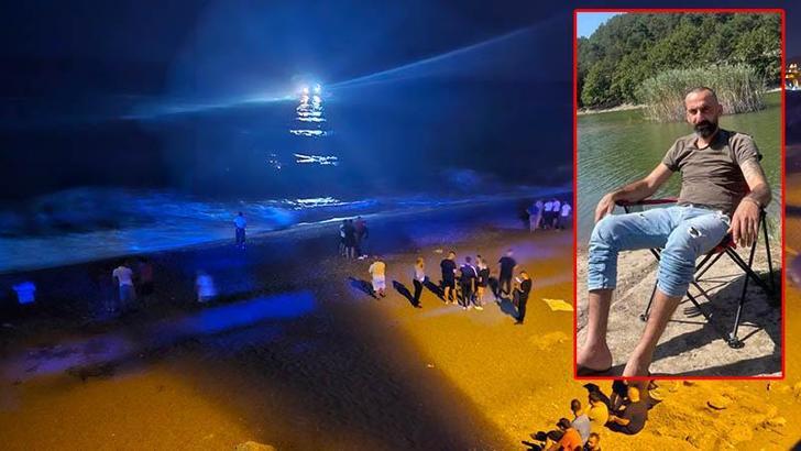 Plajda içki içtikten sonra girdiği denizde boğuldu