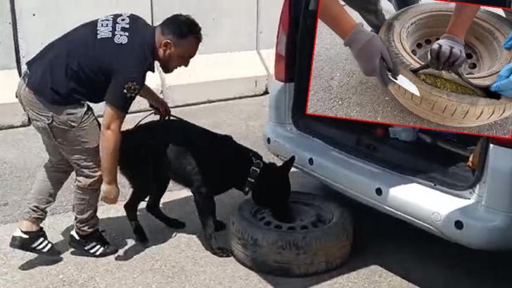 Aracında ele geçirilen kilolarca esrarı fiyatı ucuz diye toplu almış