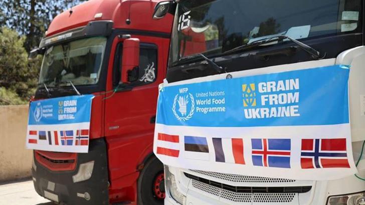 Ukrayna’dan Tahıl girişimi, Gazze’ye gıda yardımı yaptı