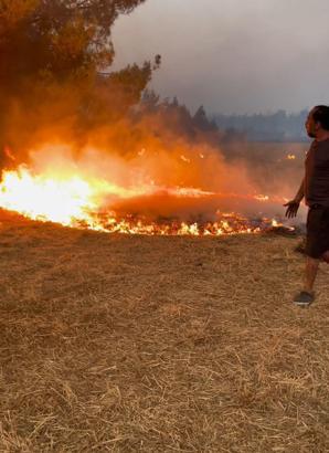Buca'da orman yangını (3)