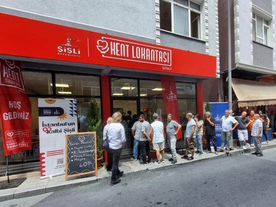 İstanbul- Şişli'de ilk kent lokantası açıldı