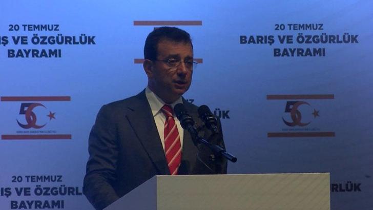 İmamoğlu: Kıbrıs, siyasi kutuplaşmalara malzeme edilmeyecek kadar hayatidir