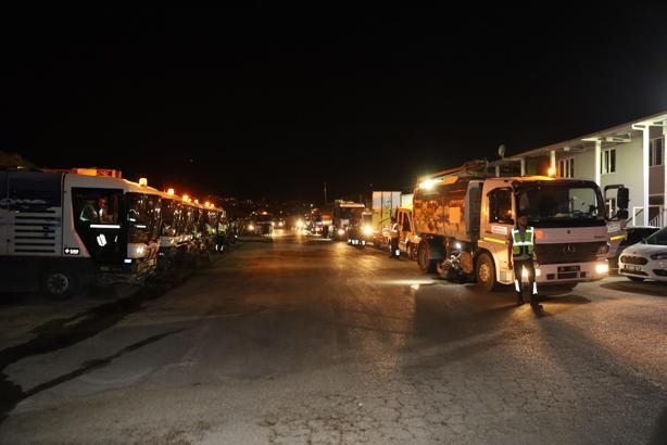 Bursa Büyükşehir Belediyesi'nden daha temiz bir Bursa için gece mesaisi