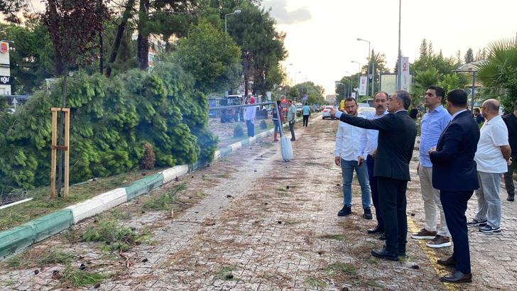 Osmaniye’de şiddetli fırtına çatıları uçurdu, ağaçları kökünden söktü