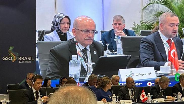 Bakan Şimşek, G20 Brasil 2024'te konuştu