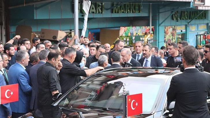 Cumhurbaşkanı Erdoğan Rize'de