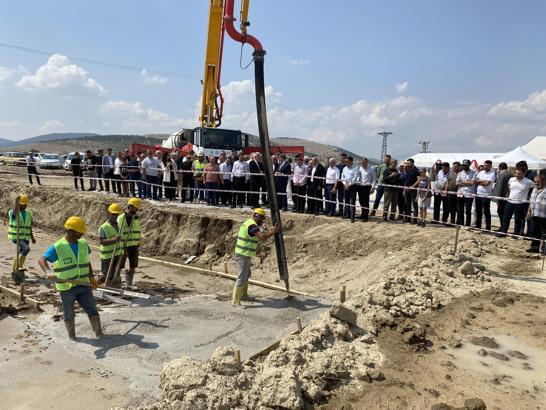 Gül 2 Küçük Sanayi Sitesi'nde temel atıldı