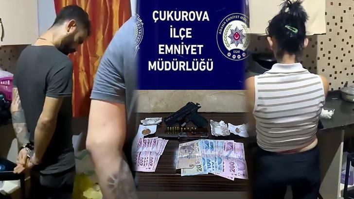 Adana'da uyuşturucu partisine polis baskını: 1’i kadın 5 gözaltı