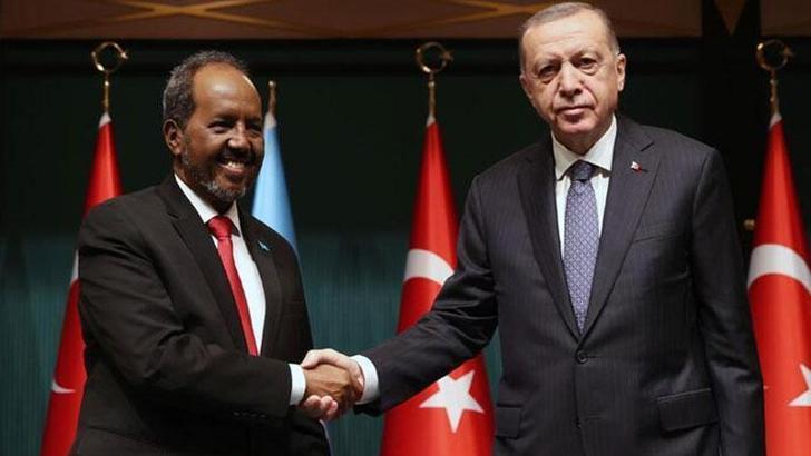 Cumhurbaşkanı Erdoğan, Somali Cumhurbaşkanı Mahmud ile telefonda görüştü