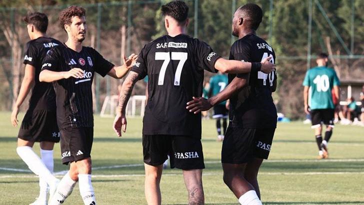 Beşiktaş hazırlık maçında galip