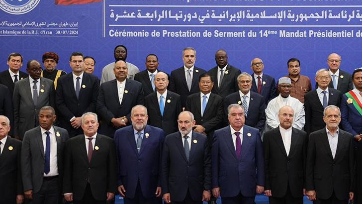 Dışişleri Bakanı Fidan, İran Cumhurbaşkanı Pezeşkiyan'ın yemin törenine katıldı