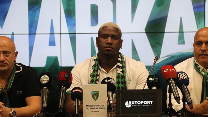 Kocaelispor’un yeni transferi Marcao: Ben bir santrfor oyuncusuyum ve kaç gol attığımı zaten göreceksiniz