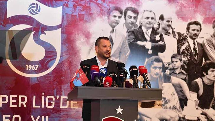 Trabzonspor Başkanı Doğan: Buraya inadımızla geldik ve hiçbir yere gitmiyoruz