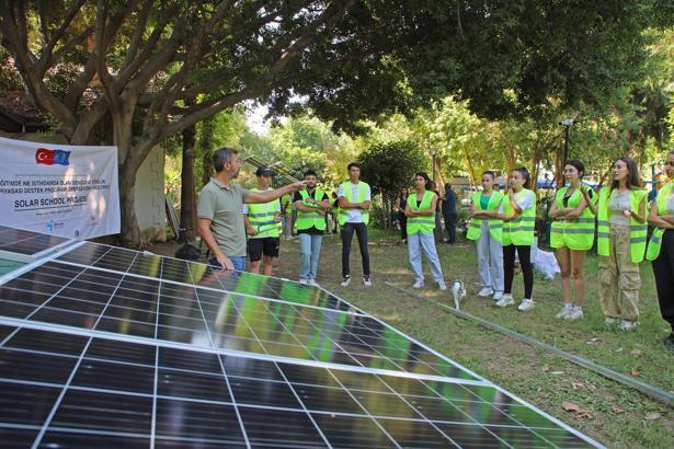 Güneş Okulu projesinde uygulamalı eğitim başladı