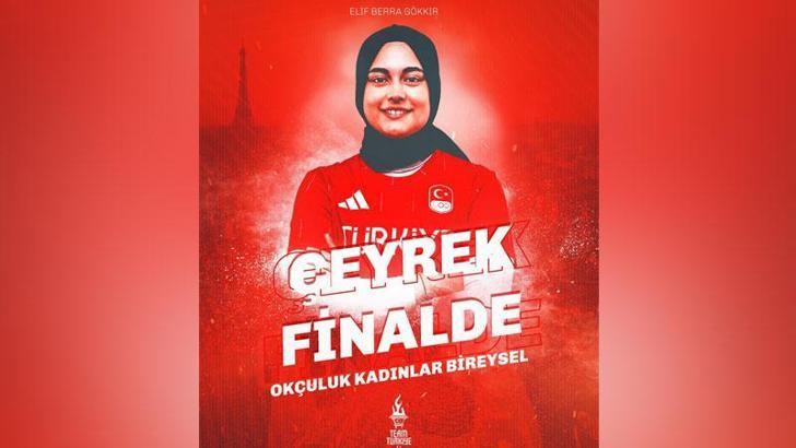 Elif Berra Gökkır olimpiyatta çeyrek finale kaldı