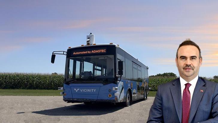 Türk mühendislerin geliştirdiği sürücüsüz elektrikli otonom otobüsler ABD trafiğinde