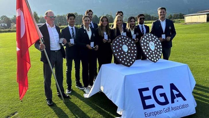 Milli golfçüler Avrupa’da şampiyon oldu