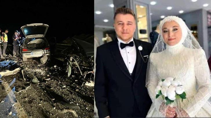Düğün gecesi kaza; gelin-damat hayatını kaybetti