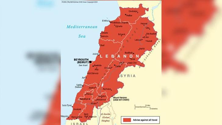 Batı ülkelerinden Lübnan’a seyahat uyarısı