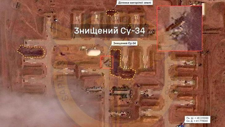 Ukrayna, Rusya üssünü vurdu: Su-34 uçağı imha edildi