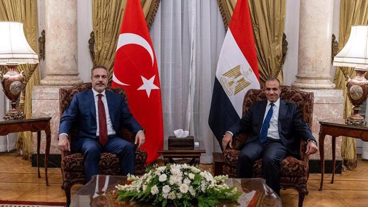 Bakan Fidan, Mısır Dışişleri Bakanı Abdulati ile görüştü