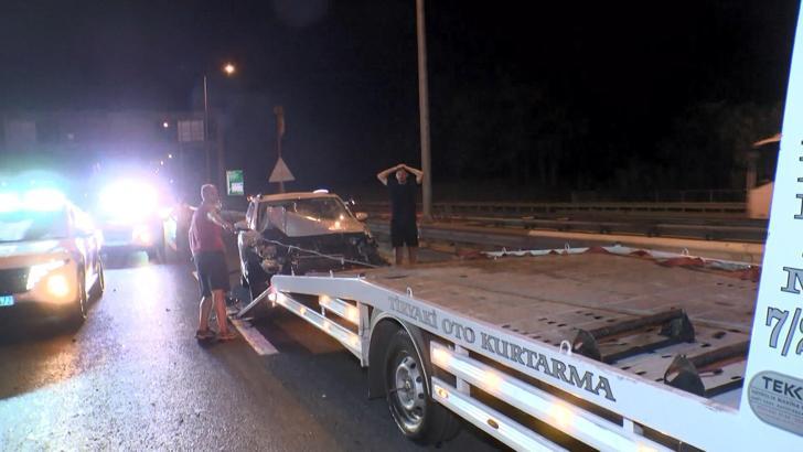İstanbul - Beşiktaş TEM Otoyolu'nda zincirleme trafik kazası; 1'i ağır 3 yaralı