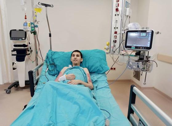 Yangında yaralandı; 18 ameliyatla yaşama tutundu