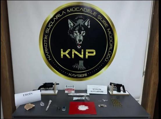 Kayseri'de uyuşturucu operasyonu: 1 gözaltı