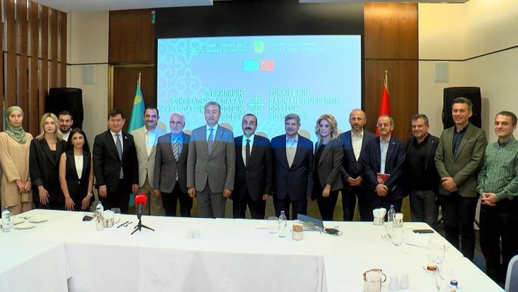 İstanbul - Kazakistan ve Türkiye arasındaki medya ilişkilerinin güçlendirilmesi için dostluk buluşması
