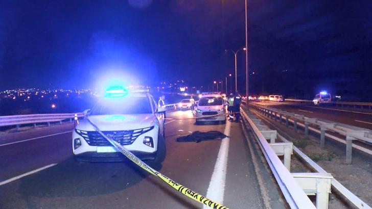 Büyükçekmece TEM'de yolun karşısına geçmeye çalışan yaya, otomobilin çarpması sonucu öldü